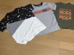 カラフル グラフィック Tシャツ３枚セット　150 160