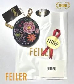 ☆彡FEILER イハナクッカ サークルポーチ ネイビー