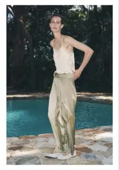 ZARA ローライズフルイドパンツ　新品未使用　Sサイズ