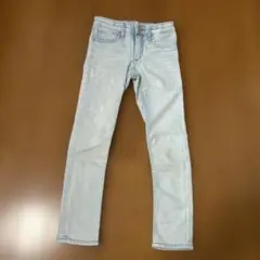 H&M 120 ライトブルー スキニーパンツ