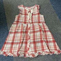Biguette Club チェック柄ノースリーブワンピース 10号