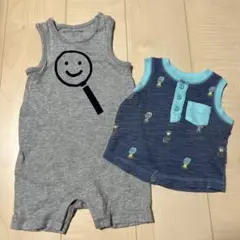 babyGAPロンパース OLDNAVYタンクトップ 2セット