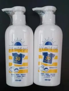 未使用 日焼け止め コープ かんたん UVマイルドジェル 180ml　2本