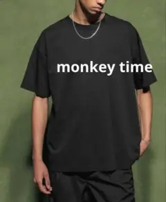 モンキータイム SILKETE HERRINGBORN SUCKER TEE