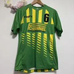 ユニフォーム シャツ No.6 alegle F-CHANNEL グリーン　黄色