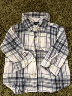 babyGap チェック柄シャツ 6-12ヶ月