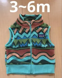 Patagonia フリースベスト 3~6m
