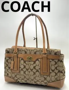 コーチ coach ブランド ハンドバック バッグ ブラウン お洒落 レディース