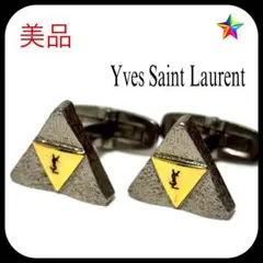 美品✨ イヴサンローラン カフス カフリンクス 三角形 お洒落