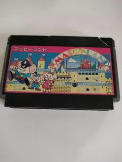 マッピーランド ファミコン ナムコ　アクション　動作確認済