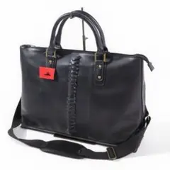 Firenze 2WAY フェイクレザー ビジネスバッグ 大容量 B4