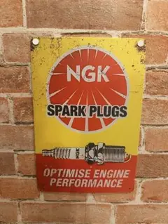 NGK スパークプラグ　ガレージ　ビンテージ　インテリア　バイク　アメリカン雑貨