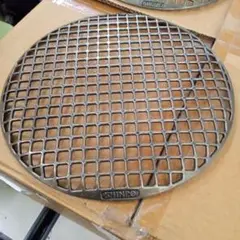 ⑨280㎜ シンポ フラットネット 中古品 焼き網 平型 スーパー焼網 鋳物製 280mm シンポ スーパーネット (山) 焼き網 焼肉 網 バーベキュー