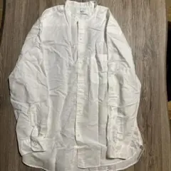 UNIQLO エクストラファインコットンオーバーサイズスタンドカラーシャツ
