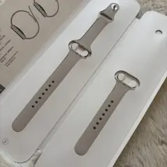 Apple Watch バンド 純正 グレー ベージュ