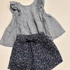 d.fesense ブラウス　ショートパンツ