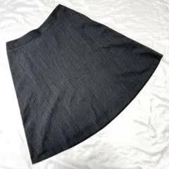 LESMUES レミュー セットアップ スカートスーツ シルク ストライプ