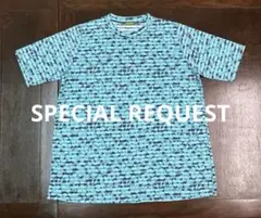 SPECIAL REQUEST 花柄 × ボ一ダ一 Ｔシャツ