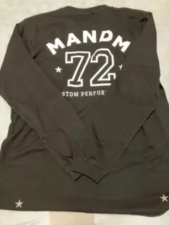 m&m MANDM 72 長袖カットソー 黒