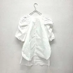 ELENDEEK トップス シャツ ブラウス チュニック ホワイト フリー