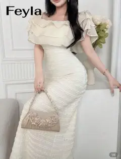 オフショルワンピース