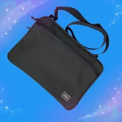 《未使用に近い 超美品》 ポーター ハイブリッド ショルダーバッグ ブラック