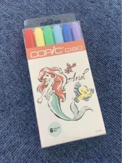 【SALE】コピックペン ディズニー アリエル ぬりえ付き 新品同様