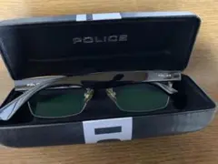 POLICE メガネ ブラック グリーンレンズ