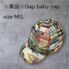 Gap baby cap M/L チェック柄