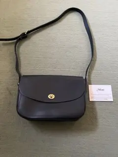 mimi レザーショルダーバッグ mimiberry
