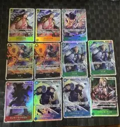 ワンピースカード　SR サボ　キャベンディッシュ　ロー　など11枚