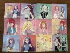 アイカツ アニメイトフェア Link Ribbon 特典 ステッカー コンプ