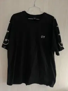 OY ブラック Tシャツ ショルダーリング付き