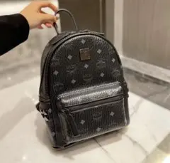 mcmブラック リュック ミニリュック