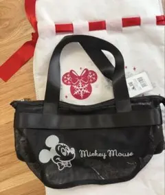 ミッキーマウス メッシュトートバッグ　スパバック