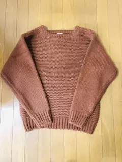 肉厚ゆったりニットプルーオーバー