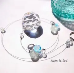 爽やかソーダブルー~bubbles~泡のサンキャッチャー