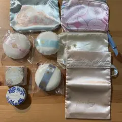 【おまけ付】スノービューティー ハンドクリーム、パフ、ポーチ