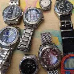 腕時計セット セイコー シチズンジャンク部品取り、