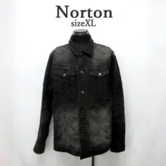 Norton ノートン　シングルライダース　デニムジャケット XXL 美品 楽天市場】NORTON ノートン レザー ライダース ジャケット
