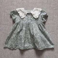 māmāraku 花柄シャツ 80サイズ　ベビー