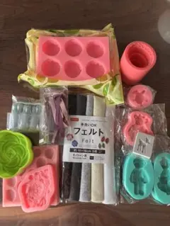 シリコン型とフェルトタッセルセット