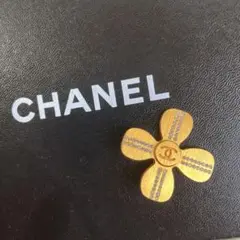 CHANEL シャネル クローバー ストーン ココマーク ブローチ