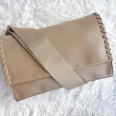未使用級美品！ear PAPILLONNER ワイドテープ ショルダーバッグ