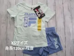 フィラ 半袖 Tシャツ パンツ ビッグロゴ セットアップ XS 120cm程度