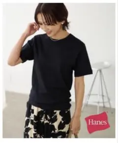 【新品未使用品】ヘインズ　BEEFY リブクルーネックTシャツ