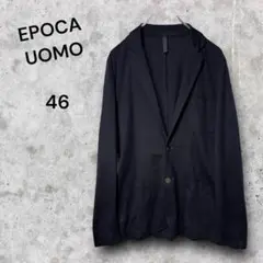 EPOCA UOMO サマージャケット アンコン　46 ネイビー　シェルボタン