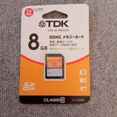 TDK SDHCメモリーカード 8GB CLASS 10