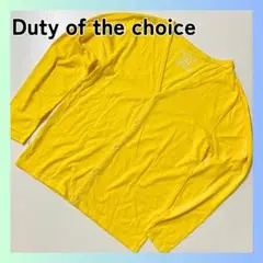 Duty of the choice カーディガン Lサイズ　イエロー　黄色