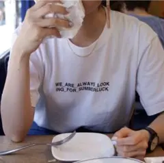 新品貴重 maco marets "Summerluck" T-Shirt M